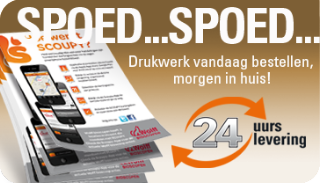 Flyers gereed binnen 24uur