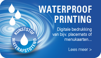 Wij drukken ook op kunststof